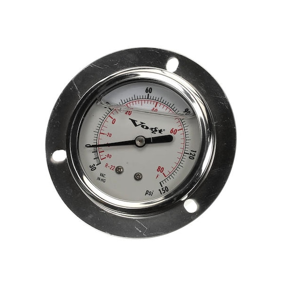 Vogt Ice Machines Gage, 2.5" Lqd Filled, 30"-150 12D2590G08 - main